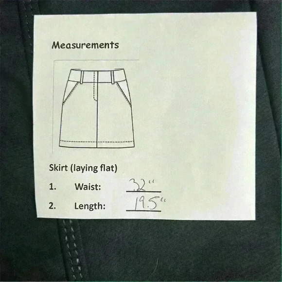 White House Black Market Women's Black Pencil Skirt Size 8 - Picture 5 of 5